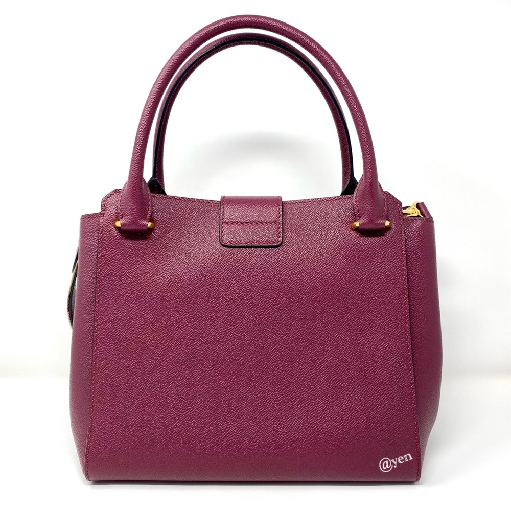 Burberry medium soft grain buckle satchel / shoulder bag - Picture 12 of 14